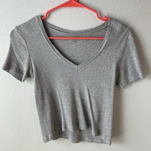 Brandy Melville/John Galt basic gray tee, sz small